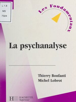 cover image of La psychanalyse